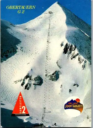 46636 - Salzburg - Obertauern , Gamsleitenlift mit Gamsleitenspitze , G2 - gelaufen