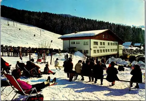 46640 - Schweiz - Goldingen , Skigebiet Atzmännig , Hotel Talstation - gelaufen 1994