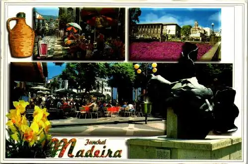 46653 - Portugal - Madeira , Mehrbildkarte - gelaufen