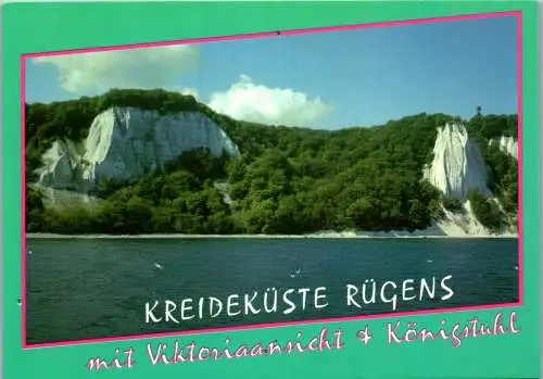 46655 - Deutschland - Rügen , Kreideküste mit Viktoria Ansicht u. Königstuhl , Viktoriaansicht - gelaufen 2007