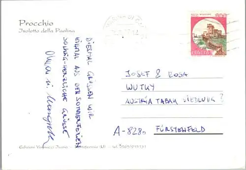 46680 - Italien - Isola d'Elba , Procchio , Isolotto della Paolina - gelaufen 1997