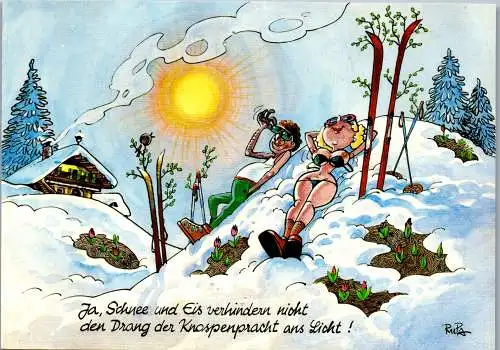 46687 - Humor - Ski ,  - gelaufen 1997