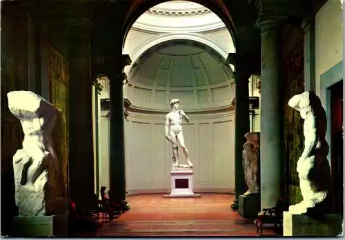 46696 - Italien - Firenze , Tribuna del David , Galleria dell'Accademia - gelaufen 1980