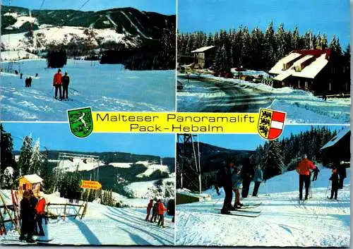 46725 - Steiermark - Pack , Hebalm , Malteser Panoramalift , Ski , Mehrbildkarte - nicht gelaufen