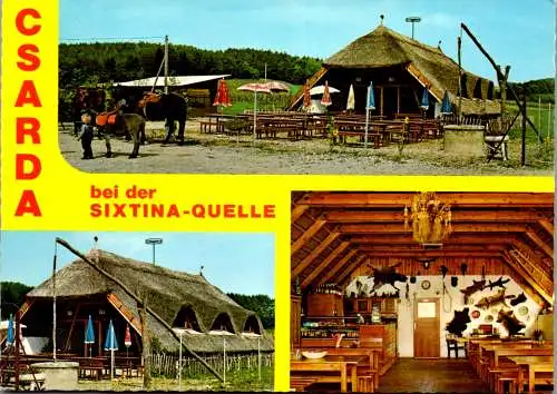 46746 - Burgenland - Oberschützen , Pußta Csarda , Bes. R. u. I. Dittel , Sixtina Quelle - nicht gelaufen