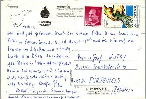 46753 - Spanien - Teneriffa , Castalia Park - gelaufen 1994