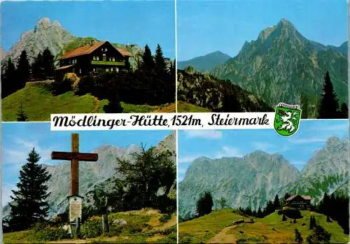 46756 - Steiermark - Admont , Mödlingerhütte mit Reichenstein , Ödstein , Gesäuse , Mödlinger Hütte - nicht gelaufen