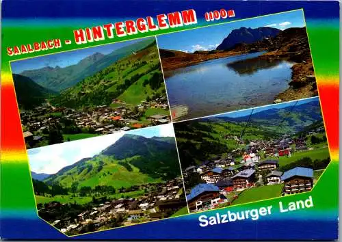 46760 - Salzburg - Saalbach Hinterglemm , Hochtorsee , Zwölferkogel , Mehrbildkarte - gelaufen