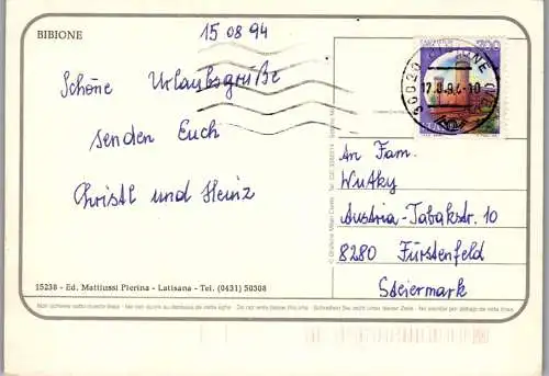 46773 - Italien - Bibione , Mehrbildkarte - gelaufen 1994