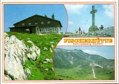 46775 - Niederösterreich - Puchberg am Schneeberg , Fischerhütte , Fischer Hütte - gelaufen 1994