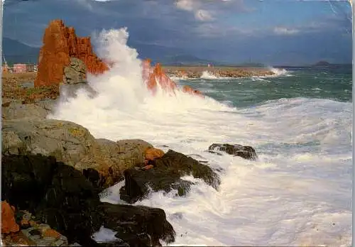 46796 - Italien - Sardegna , Sardinien , Rocce Rosse , Arbatax - gelaufen 1995