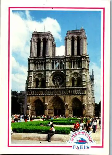 46797 - Frankreich - Paris , Notre Dame - gelaufen