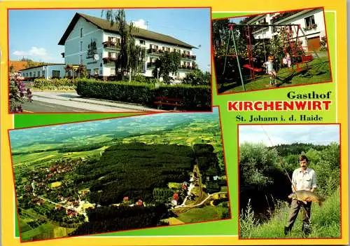 46798 - Steiermark - St. Johann i. d. Haide , Gasthof Kirchenwirt - gelaufen 1995