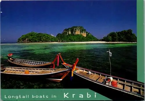 46805 - Thailand - Krabi , Longtail Boat - gelaufen