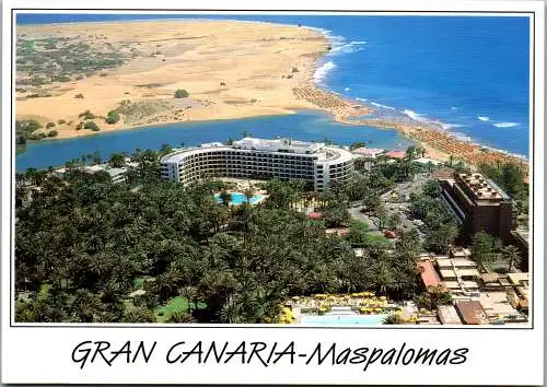 46809 - Spanien - Gran Canaria , Maspalomas , Panorama - gelaufen 1998