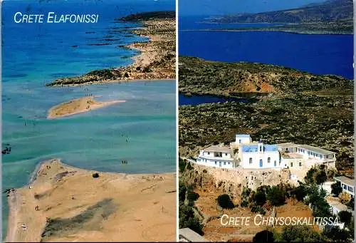 46818 - Griechenland - Kreta , Crete , Elafonissi , Chrysoskalitissa - gelaufen 1995