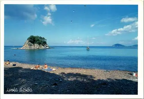 46820 - Italien - Isola d'Elba , Spiaggia della Paolina , Proccio , Strand - gelaufen 1995