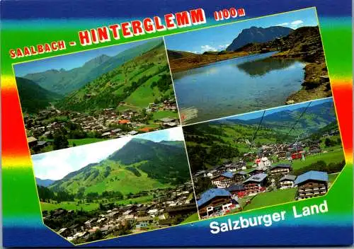 46823 - Salzburg - Saalbach Hinterglemm , Hochtorsee , Zwölferkogel , Mehrbildkarte - gelaufen