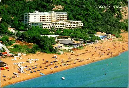 46845 - Griechenland - Corfu , Korfu , Glyfada , Strand - gelaufen