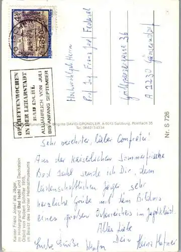46870 - Persöhnlichkeiten - Kaiser Franz Josef , als Jäger , Ölbild von Robert Schiffer - gelaufen