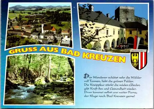 46902 - Oberösterreich - Bad Kreuzen , Mehrbildkarte - gelaufen 1995