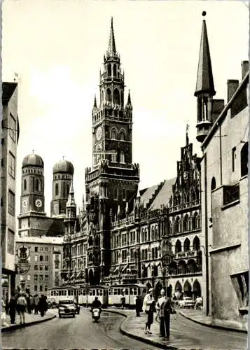 46918 - Deutschland - München , Rathaus - gelaufen 1959