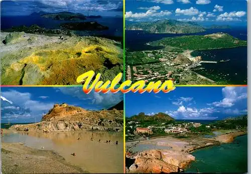46919 - Italien - Vulcano , Vedute panoramiche di Vulcano - gelaufen 2018