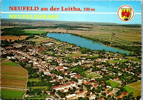 46924 - Burgenland - Neufeld an der Leitha , Neufeldersee , Neufelder See , Panorama - gelaufen