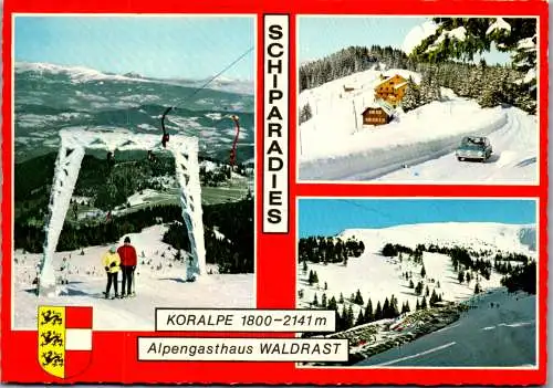 46937 - Kärnten - St. Stefan im Lavantal , Alpengasthof Waldrast , Koralpe - nicht gelaufen