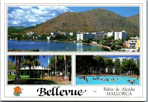 46945 - Spanien - Mallorca , Bellevue , Bahia de Alcudia - gelaufen