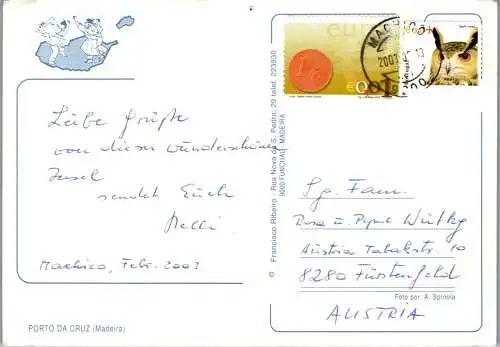 46952 - Portugal - Madeira , Porto da Cruz - gelaufen 2003