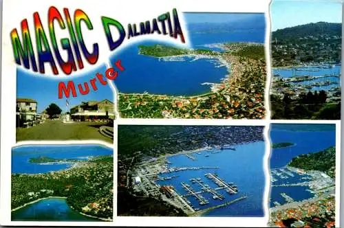 46960 - Kroatien - Murter , Mehrbildkarte , Dalmatia - gelaufen 2002