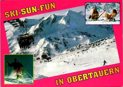 46963 - Salzburg - Obertauern , Ski , Mehrbildkarte - gelaufen