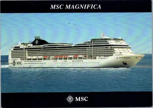 46974 - Schiff - MSC , MSC Magnifica - gelaufen