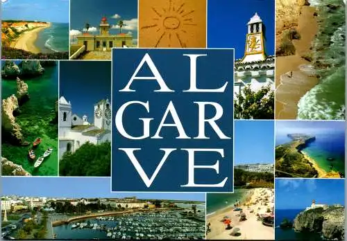 46984 - Portugal - Algarve , Mehrbildkarte - gelaufen