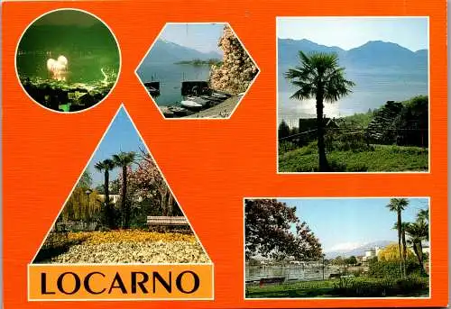 46989 - Schweiz - Locarno , Mehrbildkarte - gelaufen 2009