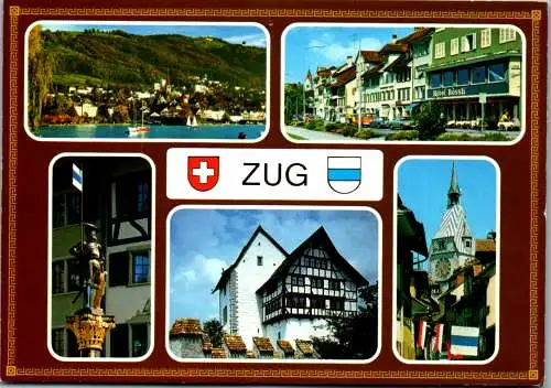 46993 - Schweiz - Zug , Mehrbildkarte - gelaufen 1996