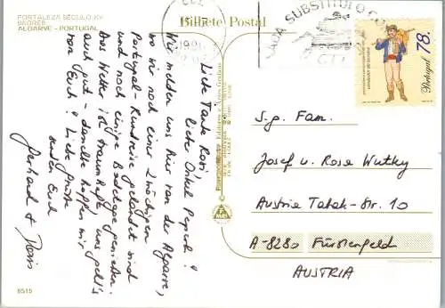 46996 - Portugal - Algarve , Sagres - gelaufen 1996