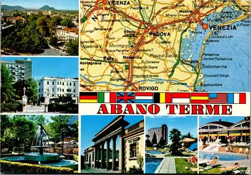46999 - Italien - Abano Terme , Mehrbildkarte - gelaufen 1996