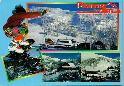 47011 - Steiermark - Donnersbach , Planneralm , Winter , Mehrbildkarte - gelaufen 1996