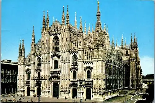 47017 - Italien - Milano , Mailand , Il Duomo - gelaufen