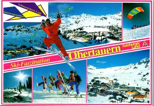 47019 - Salzburg - Obertauern , Ski , Mehrbildkarte - gelaufen