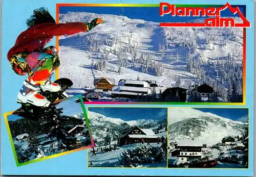 47024 - Steiermark - Donnersbach , Planneralm , Winter , Mehrbildkarte - gelaufen