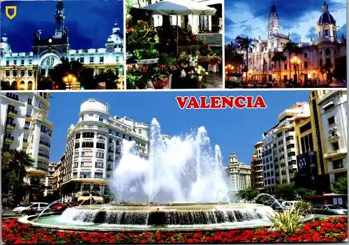 47030 - Spanien - Valencia , Plaza del Ayuntamiento de Valencia - gelaufen 2016