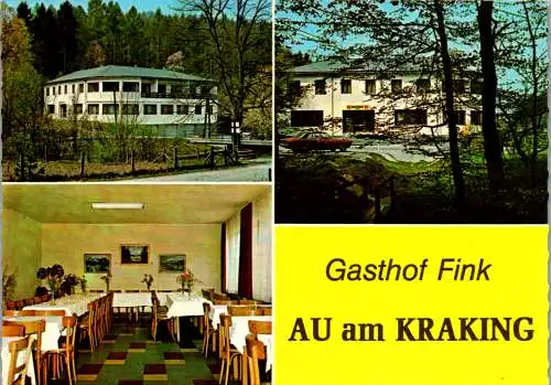 47048 - Niederösterreich - Sieghartskirchen , Au am Kraking , Gasthof u. Pension Fink - nicht gelaufen