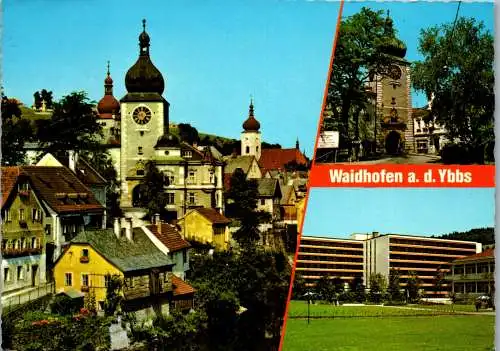 47063 - Niederösterreich - Waidhofen an der Ybbs , Kuranstalt Buchenbergheim , Mehrbildkarte - gelaufen