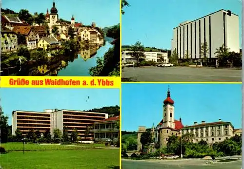 47066 - Niederösterreich - Waidhofen an der Ybbs , Kuranstalt Buchenbergheim , Mehrbildkarte - gelaufen 1981