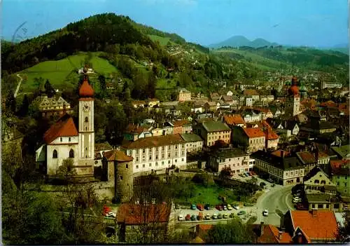 47068 - Niederösterreich - Waidhofen an der Ybbs , Panorama - gelaufen 1985