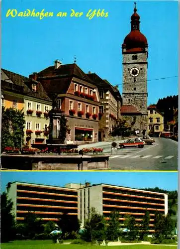 47070 - Niederösterreich - Waidhofen an der Ybbs , Kuranstalt Buchenbergheim , Mehrbildkarte , Renault - gelaufen