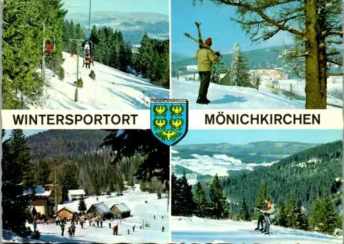 47073 - Niederösterreich - Mönichkirchen , Wechsel , Mehrbildkarte - gelaufen 1980